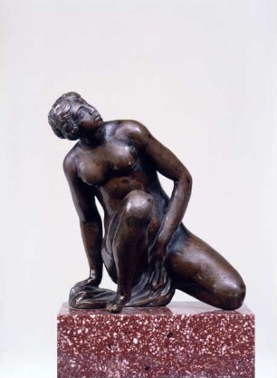 Badende, erschreckt aufblickend (Susanna?)