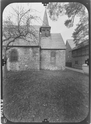 Ellrich. Hospitalkirche St. Spiritus (13. Jh.). Teilansicht von Süden