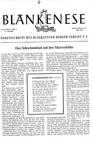 Das Schwimmbad auf der Marienhöhe