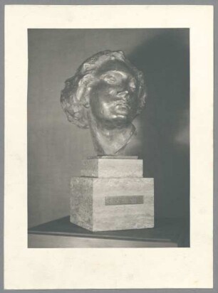 Kopf der Tänzerin, 1911/12/29, Bronze