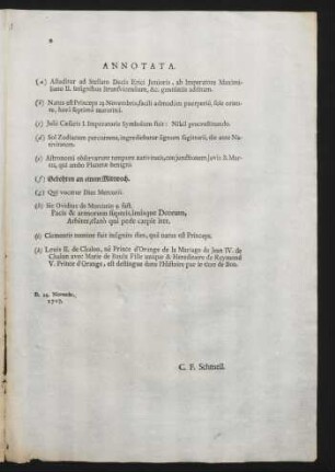 Annotata.
