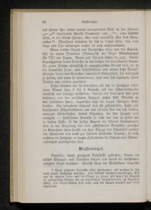 Wasservögel.