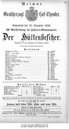 Der Hüttenbesitzer
