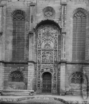 Portal der Schloßkirche zu Chemnitz : Chemnitz. Schloßkirche. Astwerkportal (Hans Witten) am nördlichen Seitenschiff