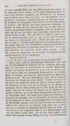 164-165 "Vorwort zur evangelischen Kirchenzeitung 1832"
