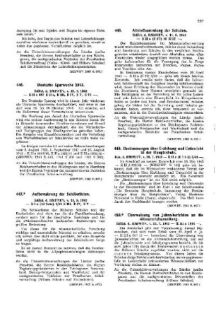 Bestimmungen über Erziehung und Unterricht in der Hauptschule : [Erziehung] ; [Für das Reich] ; [Amtliche Erlasse] ; [Amtlicher Teil]