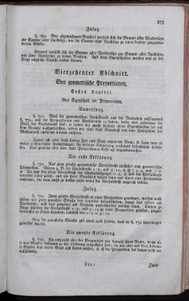 Vierzehenter Abschnitt. Von geometrische Proportionen.