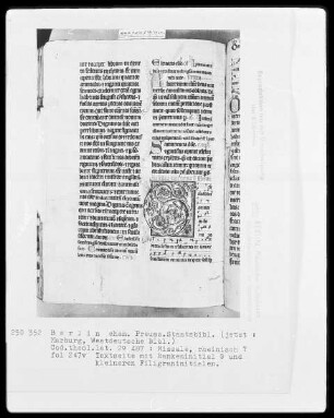 Missale — Initiale G, Folio 247verso