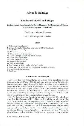 I. Aktuelle Beiträge