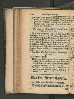 Von dem Andern Gebothe.