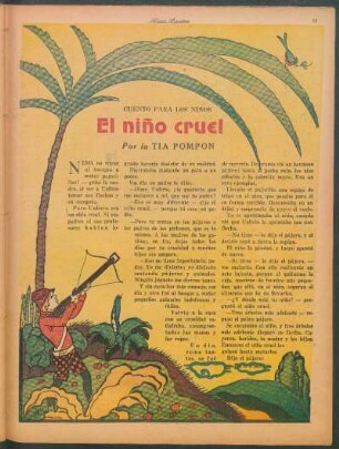 El niño cruel : Cuentos para los niños