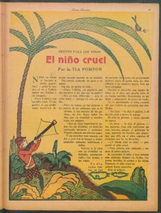 El niño cruel : Cuentos para los niños