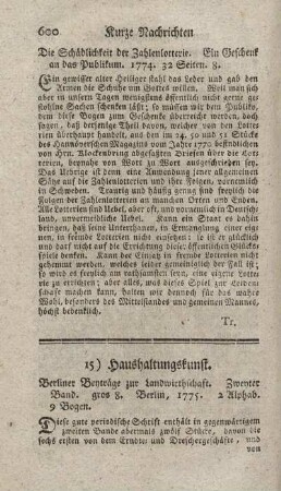 Berliner Beyträge zur Landwirthschaftswissenschaft. Bd.2.