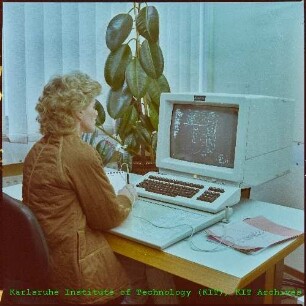 Grafischer Arbeitsplatz im Rahmen des Programms Bravo! im Institut für Reaktorentwicklung (IRE)