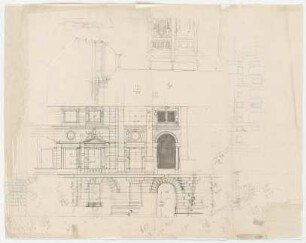 Thiersch, Friedrich von; Berlin; Reichstagsgebäude - Fassade (Teilansichten)