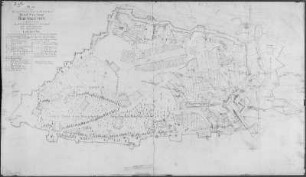 Plan der Festung Königstein : Königstein, Festung