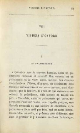 VIII. Visions d'Oxford