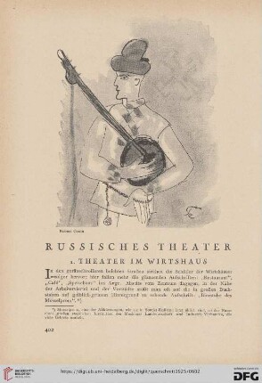 5: Russisches Theater, 1, Theater im Wirtshaus