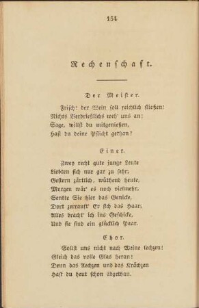 Rechenschaft.