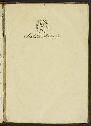 UB Gießen, Hs 1055 - Stadtbuch von Minden. - UB Gießen, Hs 1055