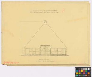 Insel Stade ([Landkreis Stade]), ehemals Huttfleth ([Landkreis Jork]): Museumshaus. Haupthaus (Ansicht)