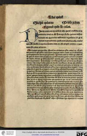 Incipit quintus Prosa prima.