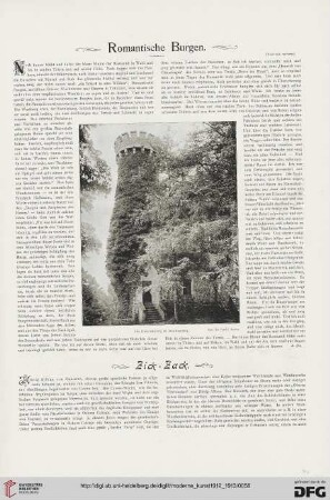 Romantische Burgen