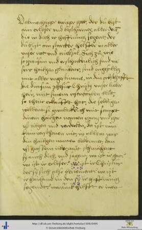 Handschriftliches Gebet