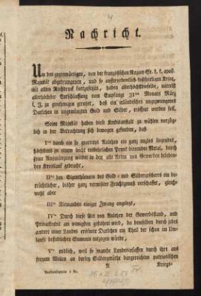 A1r-A2v, Nachricht
