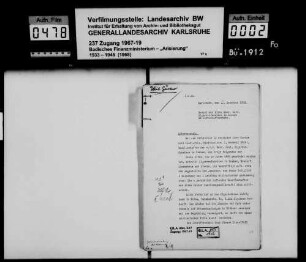 Firma Gebrüder Weil, Zigarrenfabriken in Graben Gesuch um Wirtschaftsschutz