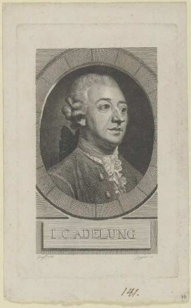 Bildnis des I. C. Adelung