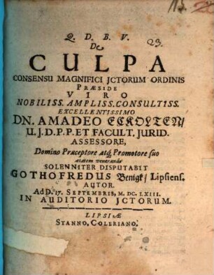 Disp. de culpa