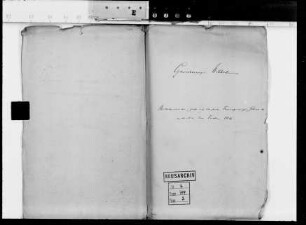 Beileidsschreiben, gedruckte und handschriftliche Trauerpredigten, Gedichte etc. anlässlich des Todes der Großherzogin Wilhelmine