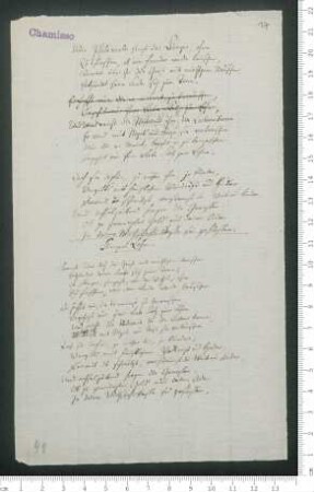 Vorstufe [Ohne Titel] ["Sängers Lohn"] und "Sängers Lohn"