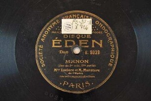 Manon : (Duo du 1er acte, 1ere partie) / [Jules Massenet]