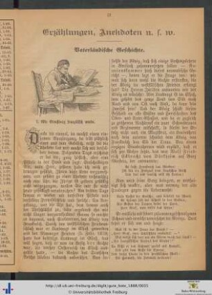 Vaterländische Geschichte.