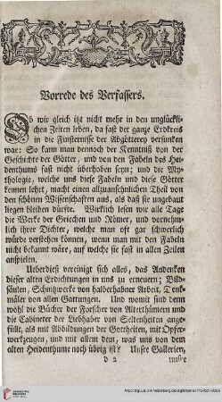 Vorrede des Verfassers