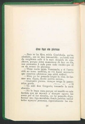 Una liga sin piernas