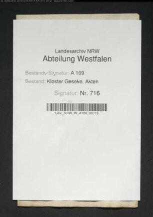 Verzeichnis der dem Präsenzienamt zu liefernden Kornpächte.