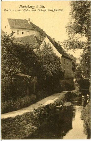 Radeberg. Schloss Klippenstein an der Röder