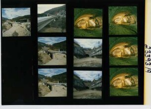 Straßenbau in Südtirol, Mühlbach, 1993