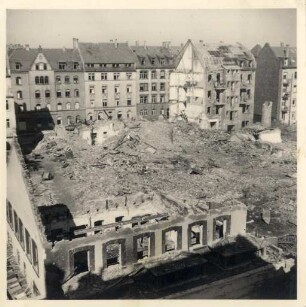 Zerstörungen Zweiter Weltkrieg - Luftangriff 2./3.09.1942. Bachstraße