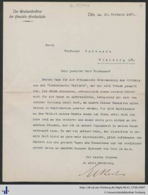 Brief, 13.11.1907