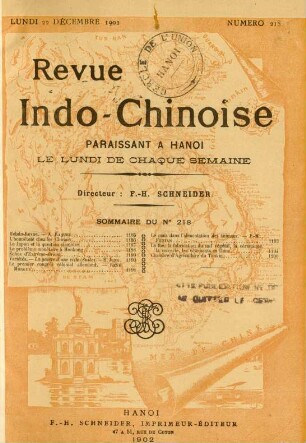 Lundi 22 Decembre 1902. Numero 218