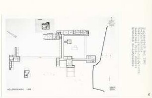 Seefahrtschule (Diplomarbeit bei Kurt Dübbers): Grundriss Kellergeschoss 1:200