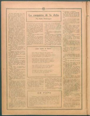 La conquista de la dicha