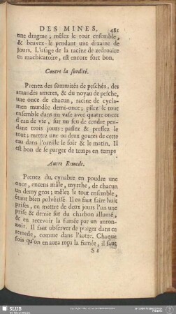 Contre la surdité