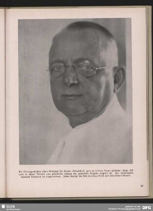 Ein Chirurgenbildnis Herr Professor Dr. Brühn, Düsseldorf