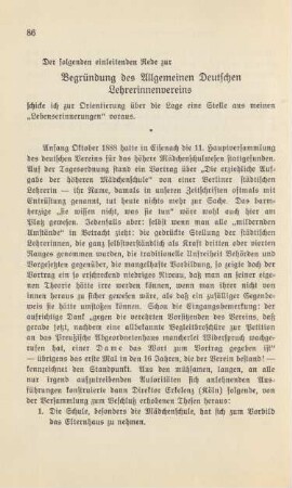 Begründung des Allgemeinen Deutschen Lehrerinnenvereins