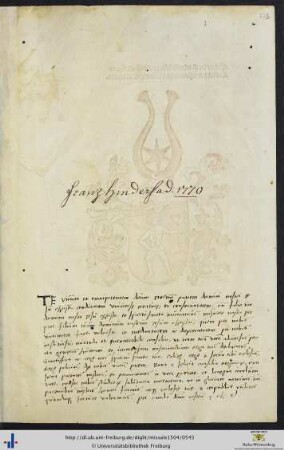 Handschriftliches Gebet